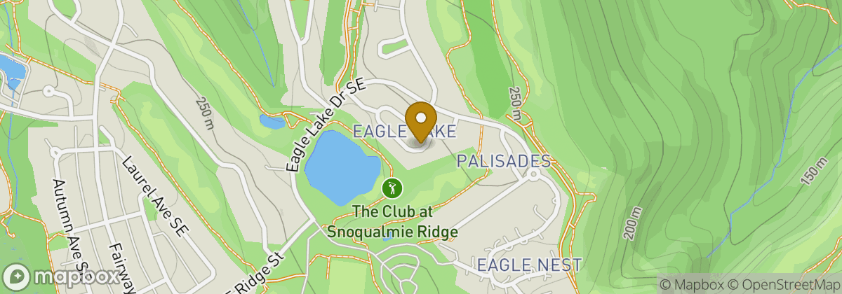 Map location: The Club at Snoqualmie Ridge