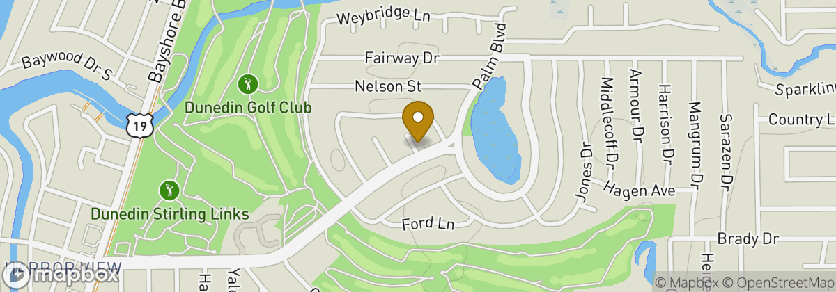 Map location: Dunedin Golf Club