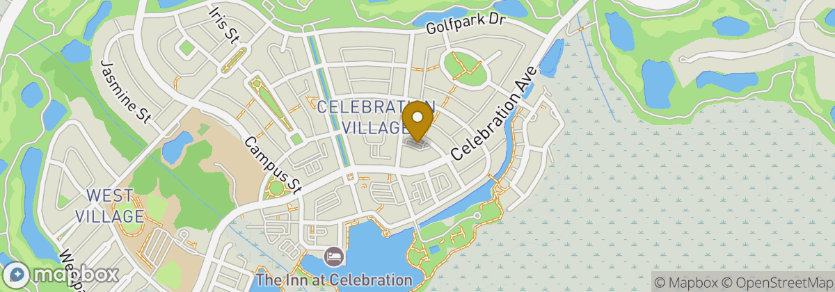 Map location: Celebration Golf Club