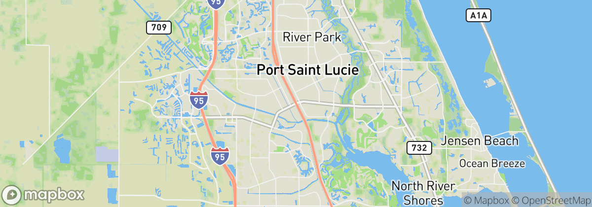 Map: Port St. Lucie, FL