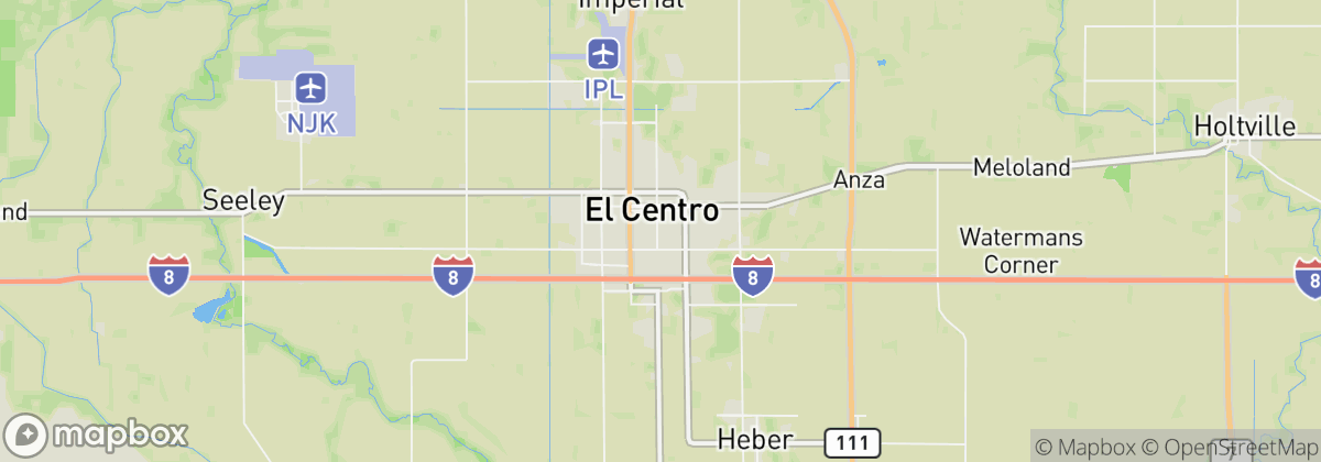 Map: El Centro, CA