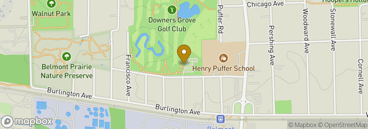 Map location: Belmont Golf Club