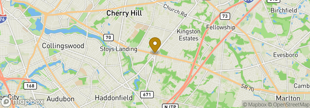 Map location: Cherry Hill