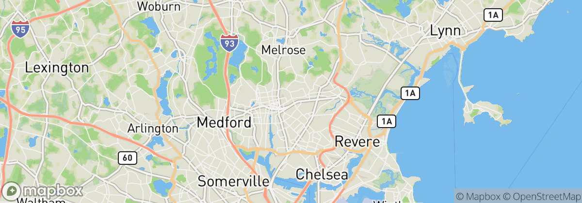 Map: Malden, MA