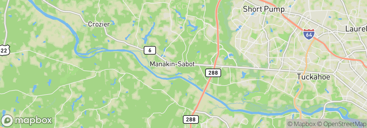 Map: Manakin Sabot, VA