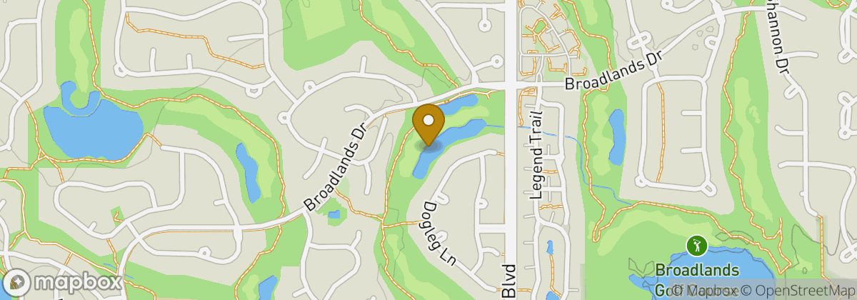 Map location: Broadlands Golf Course