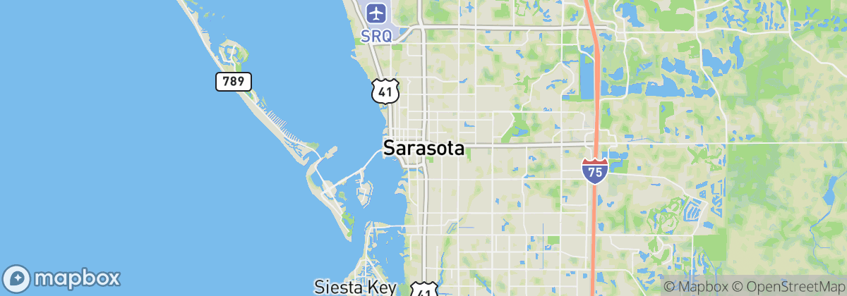 Map: Sarasota, FL
