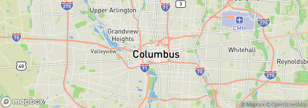 Map: Columbus, OH