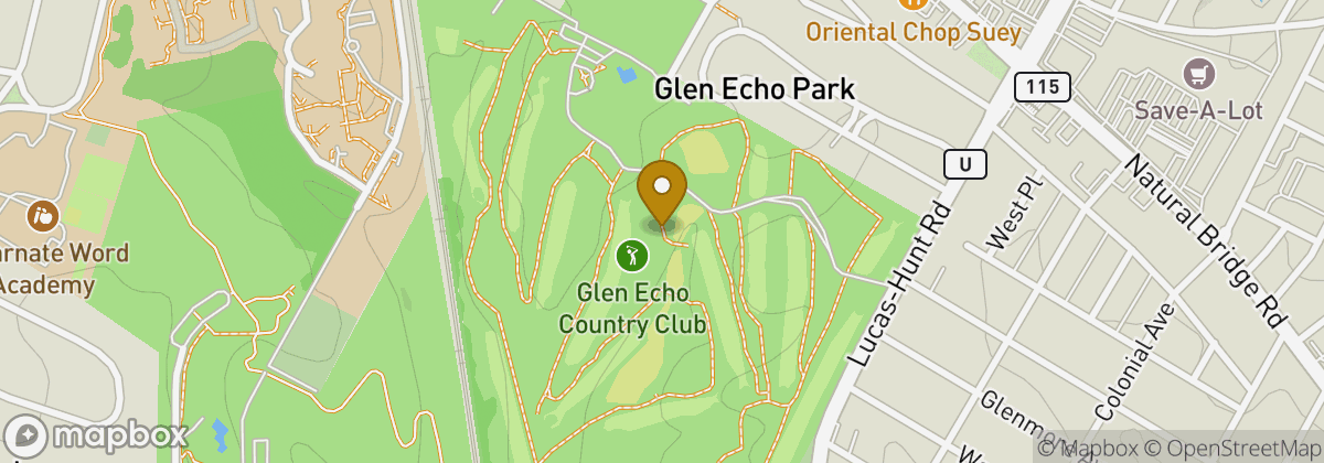 Map location: Glen Echo Country Club