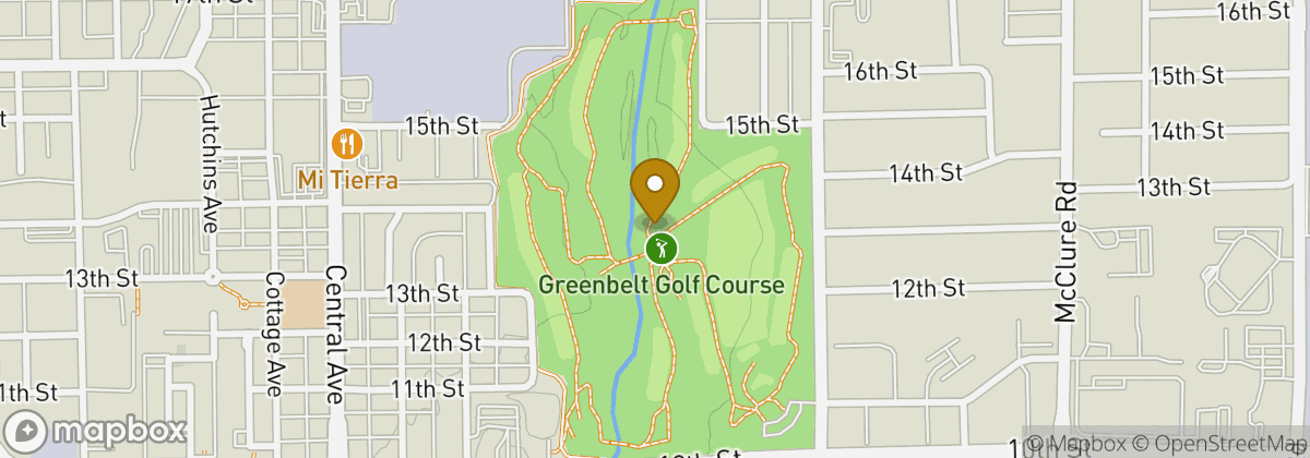 Map location: Greenbelt Golf Course