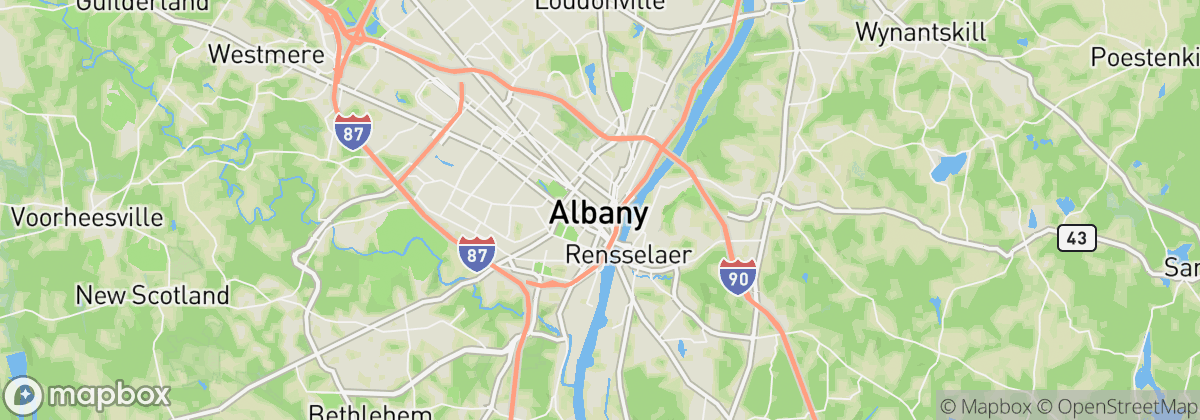 Map: Albany, NY