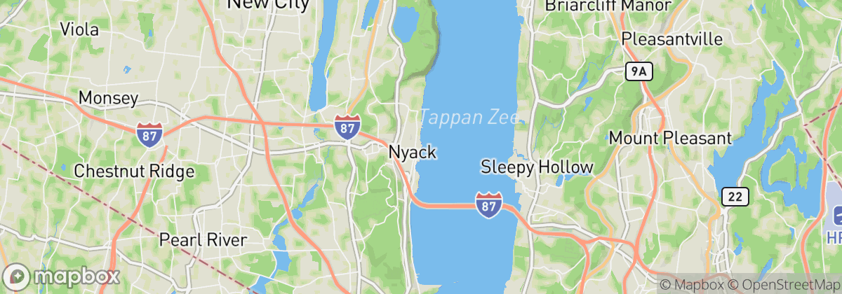 Map: Nyack, NY
