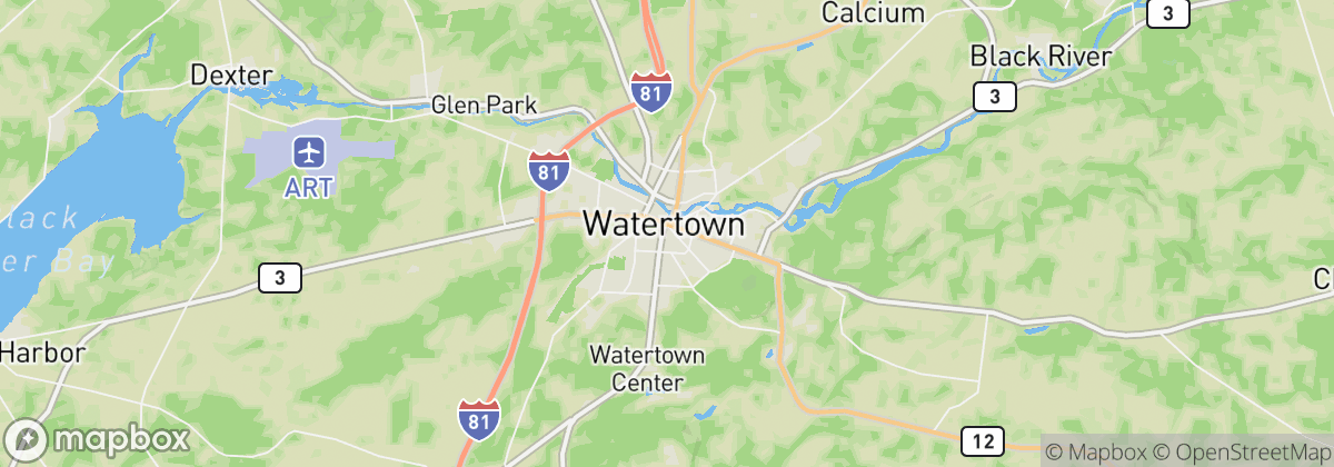 Map: Watertown, NY
