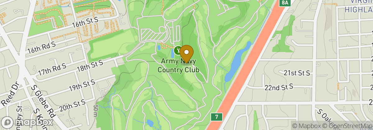 Map location: Army Navy Country Club
