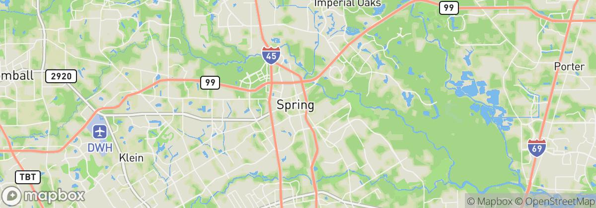 Map: Spring, TX