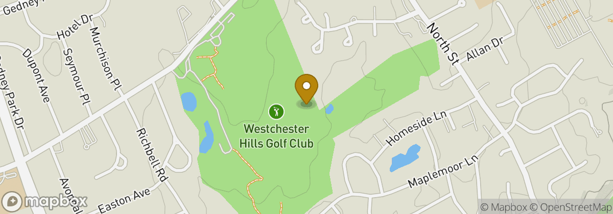 Map location: Westchester Hills Golf Club