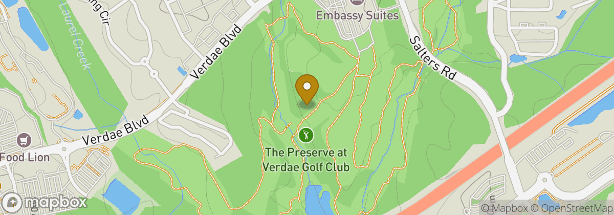 Map location: The Preserve at Verdae Golf Club