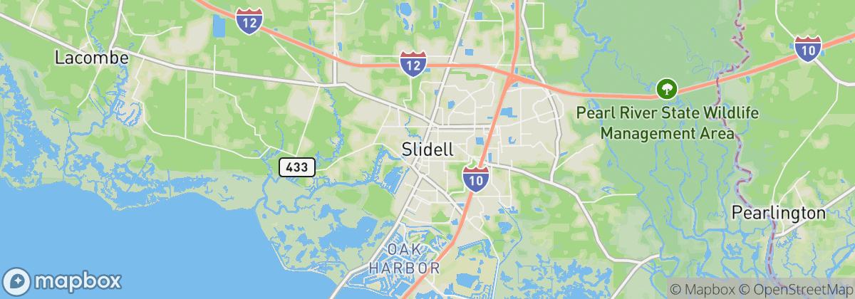 Map: Slidell, LA