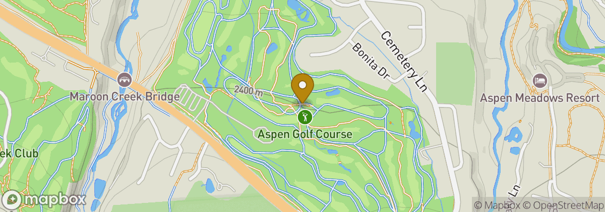 Map location: Aspen Golf Course