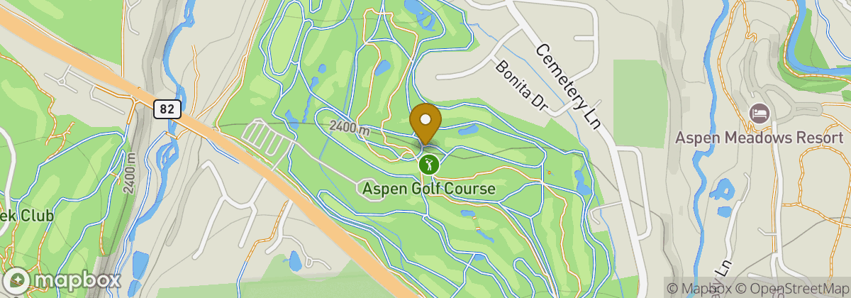 Map location: Aspen Golf Club
