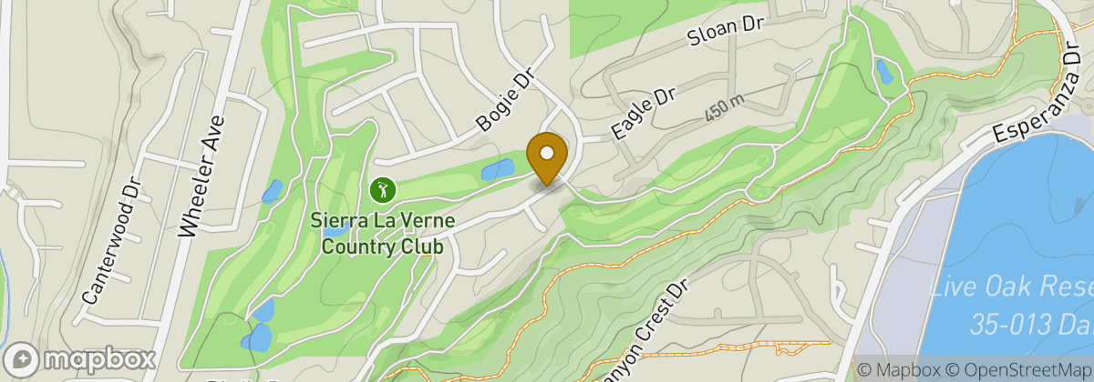 Map location: Sierra La Verne Country Club