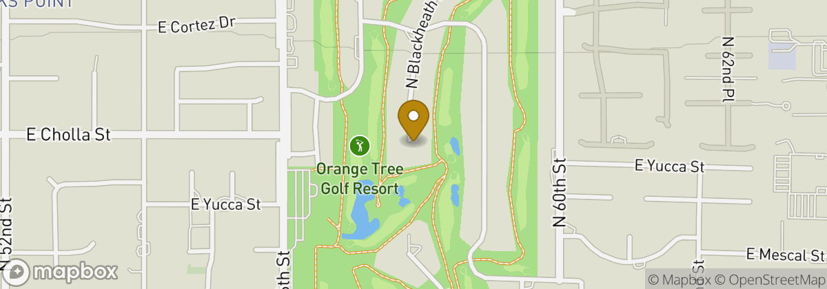 Map location: Orange Tree Golf Resort