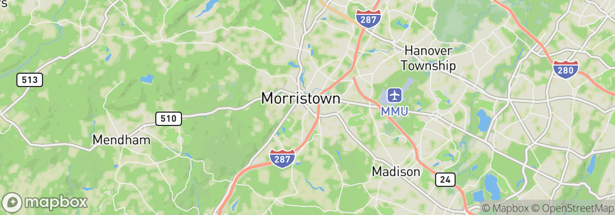 Map: Morristown, NJ