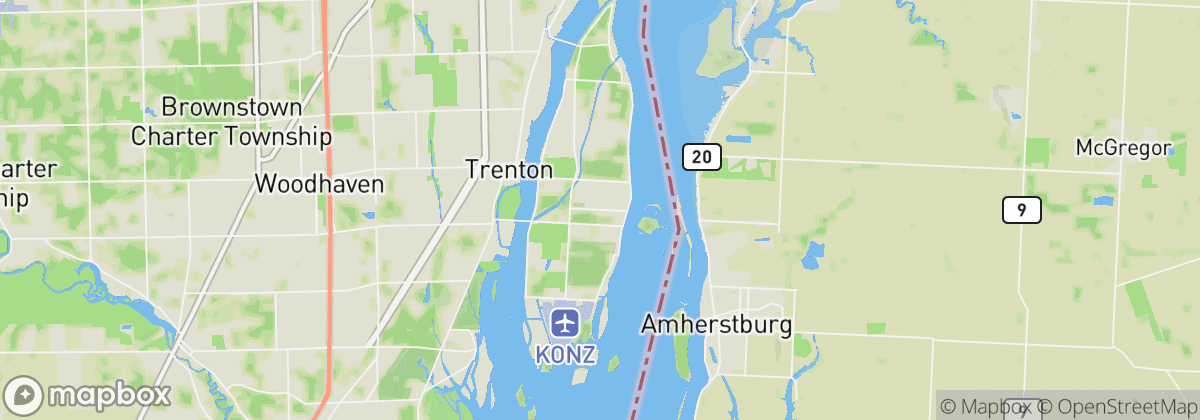 Map: Grosse Ile Township, MI