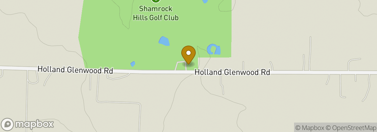 Map location: Shamrock Hills Golf Club Shenanigans Bar & Grill