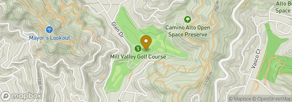 Map location: Mill Valley Golf Course