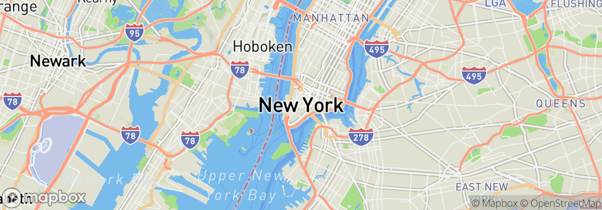 Map: New York, NY