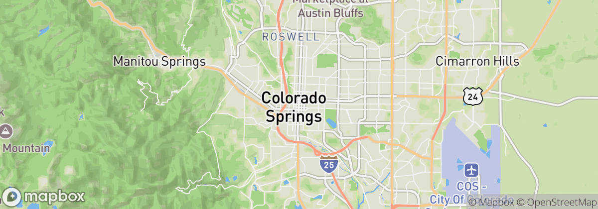 Map: Colorado Springs, CO