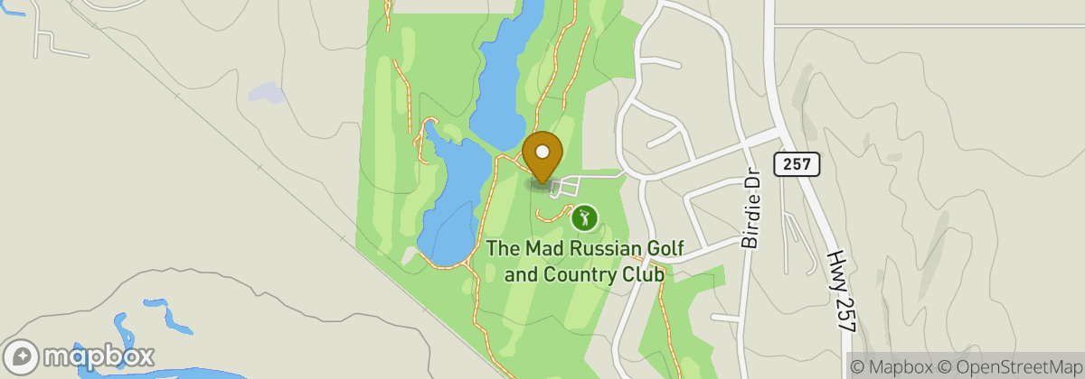Map location: Mad Russian Golf Club