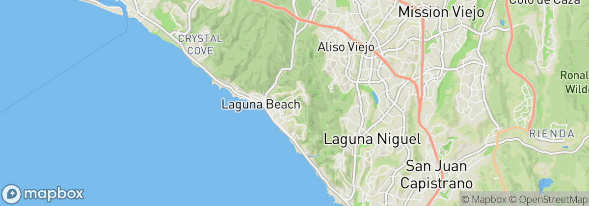 Map: Laguna Beach, CA