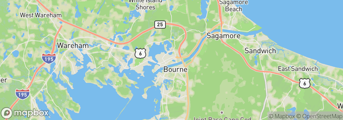 Map: Bourne, MA