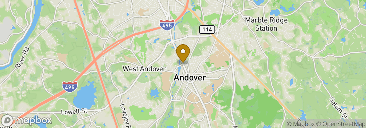 Map location: Andover