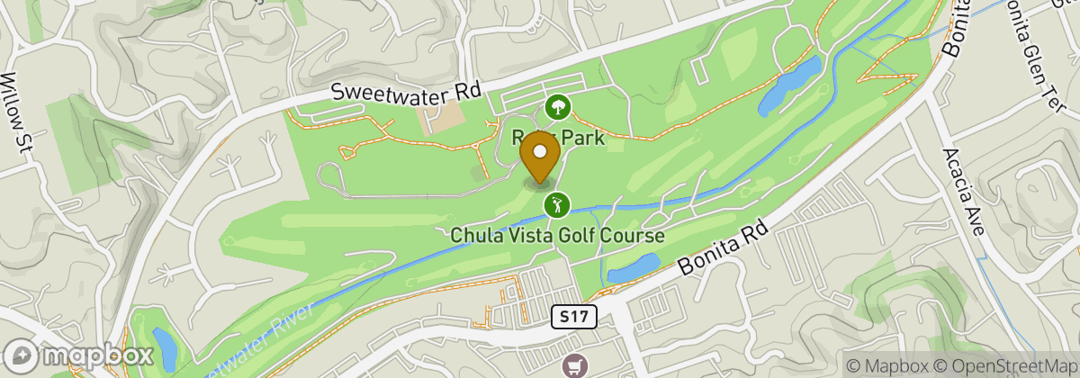 Map location: Chula Vista Golf Course