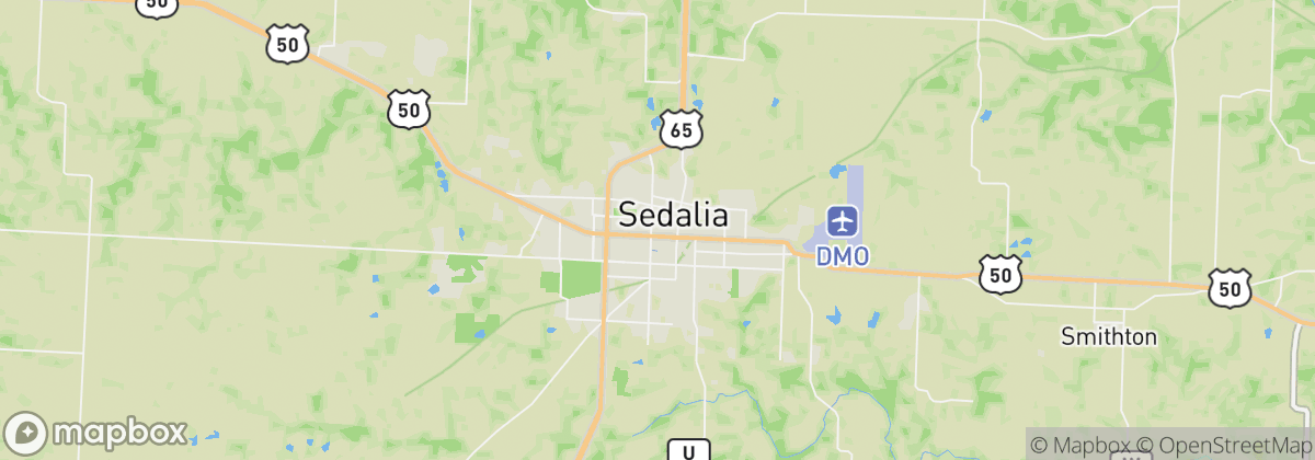 Map: Sedalia, MO