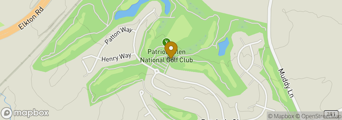 Map location: Patriots Glen National Golf Club