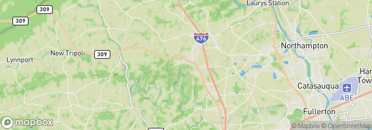 Map: Schnecksville, PA