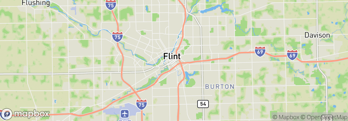 Map: Flint, MI