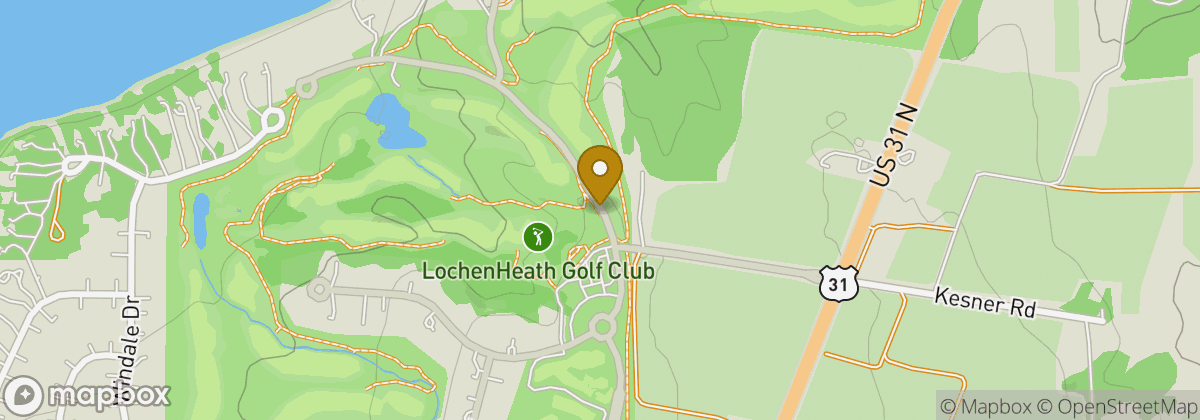 Map location: LochenHeath Golf Club
