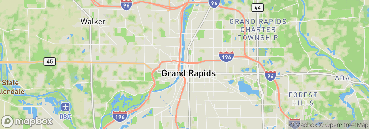 Map: Grand Rapids, MI