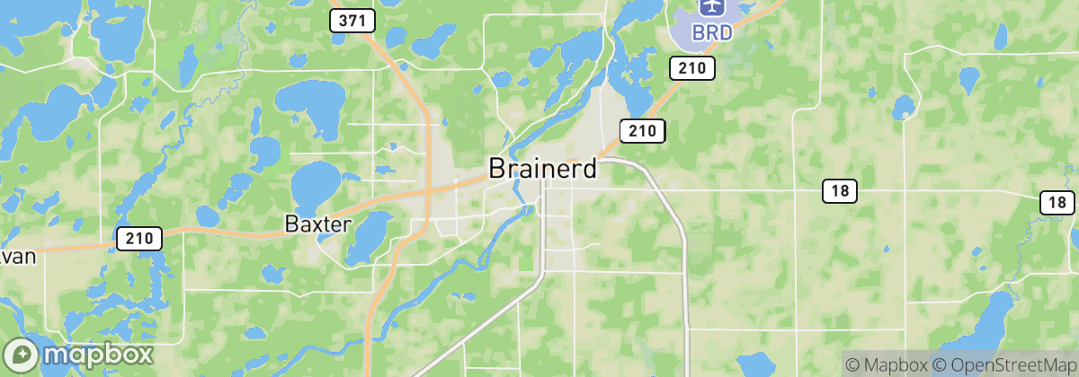 Map: Brainerd, MN