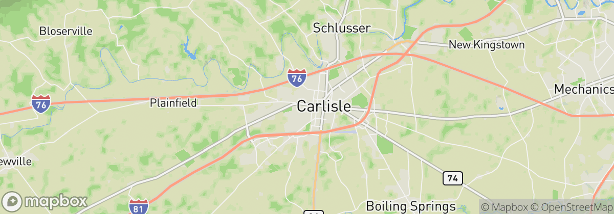Map: Carlisle, PA