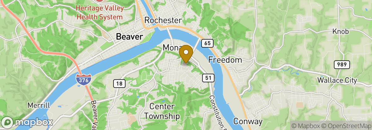 Map location: Where Beaver Valley Golf Club