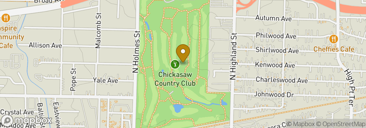 Map location: Chickasaw Country Club
