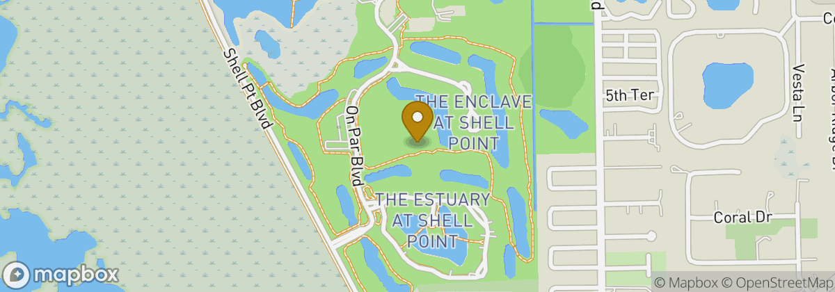 Map location: Shell Point Golf Club