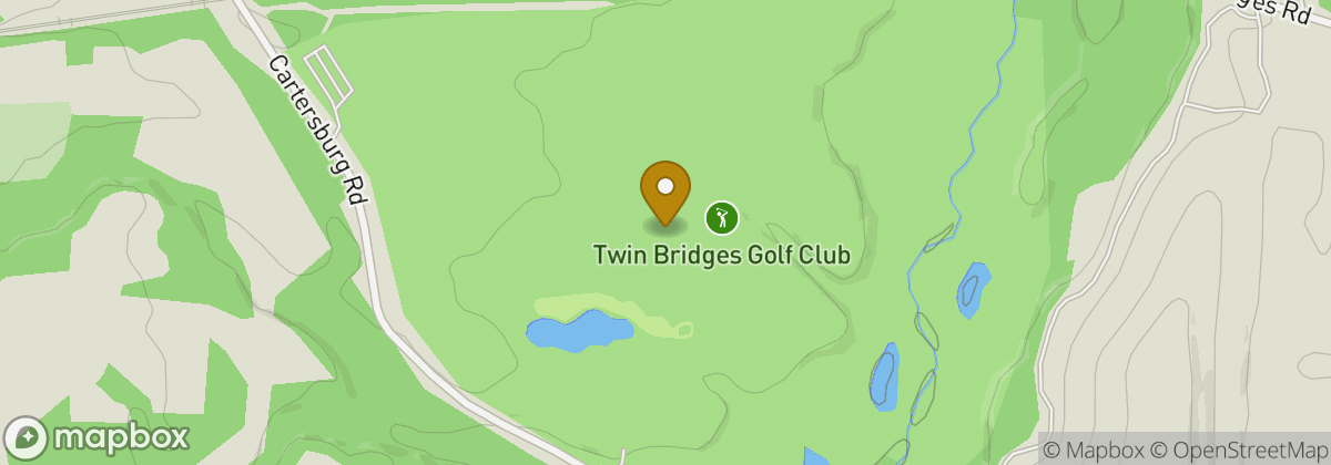 Map location: Twin Bridges Golf Club
