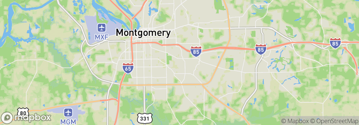 Map: Montgomery, AL